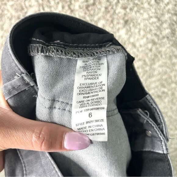 Democracy Jeans Women’s 6 Gray “Ab” Technology Straight Leg - Picture 4 of 7